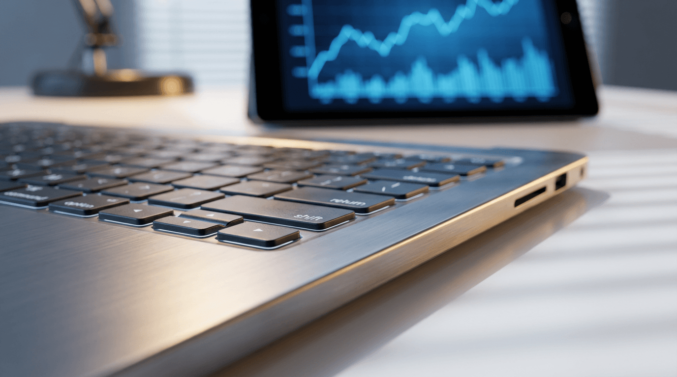 High-ticket sales tracking dashboard on laptop screen